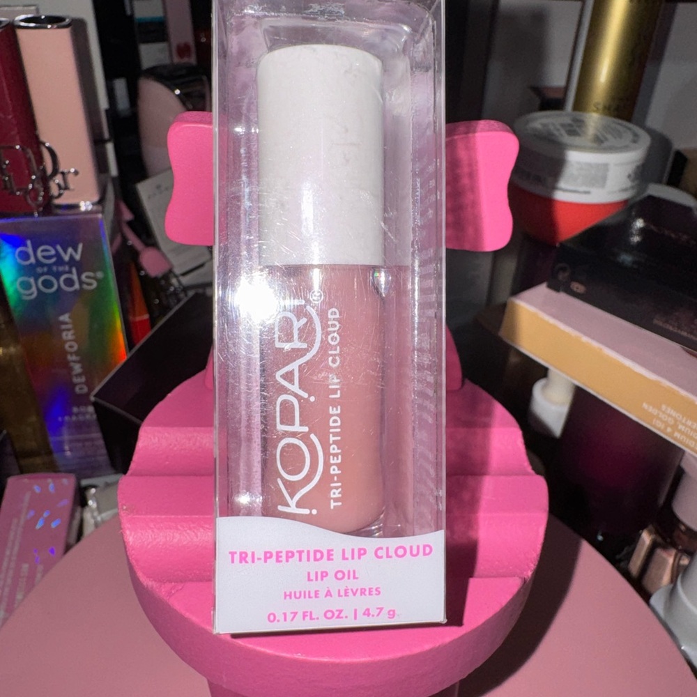 Kopari Tri-Peptide Lip Cloud Lip Oil — Soft Pink